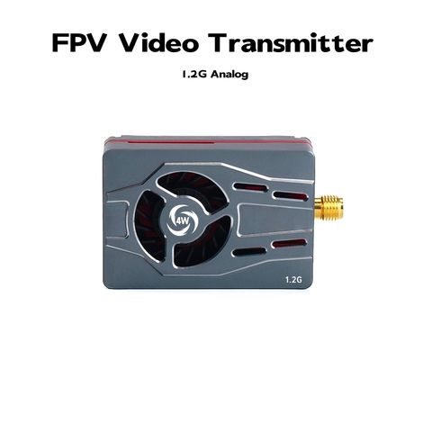 1.2G Analog Video Transmitter 25mW to 4W Adjustable Power FPV for Drone With IRC Protocol PIT Mode 7-30V Wide Voltage