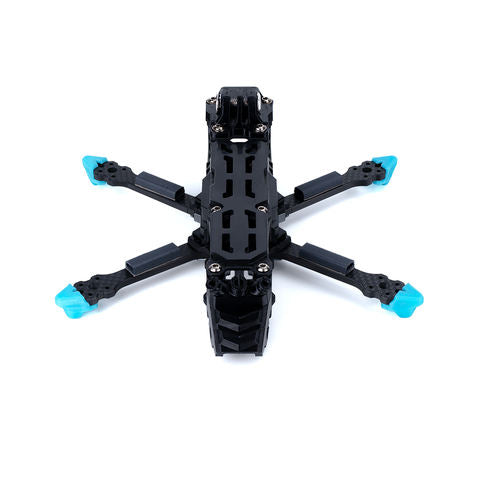 High Power Manta 3.6 Inch FPV Carbon Fiber Frame Squashed X Geometry for 6S Power Freestyle Build 162mm Wheelbase